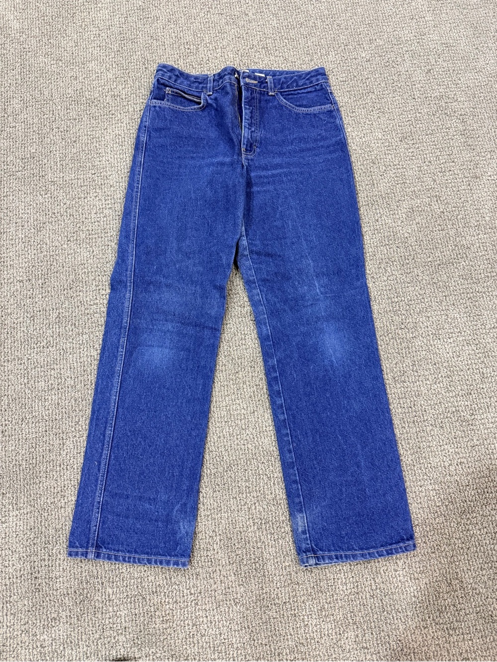 Vintage Calvin Klein Jeans Straight-Leg Deep Blue Denim